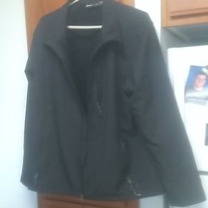 Men's black coat/jacket Swiss tech